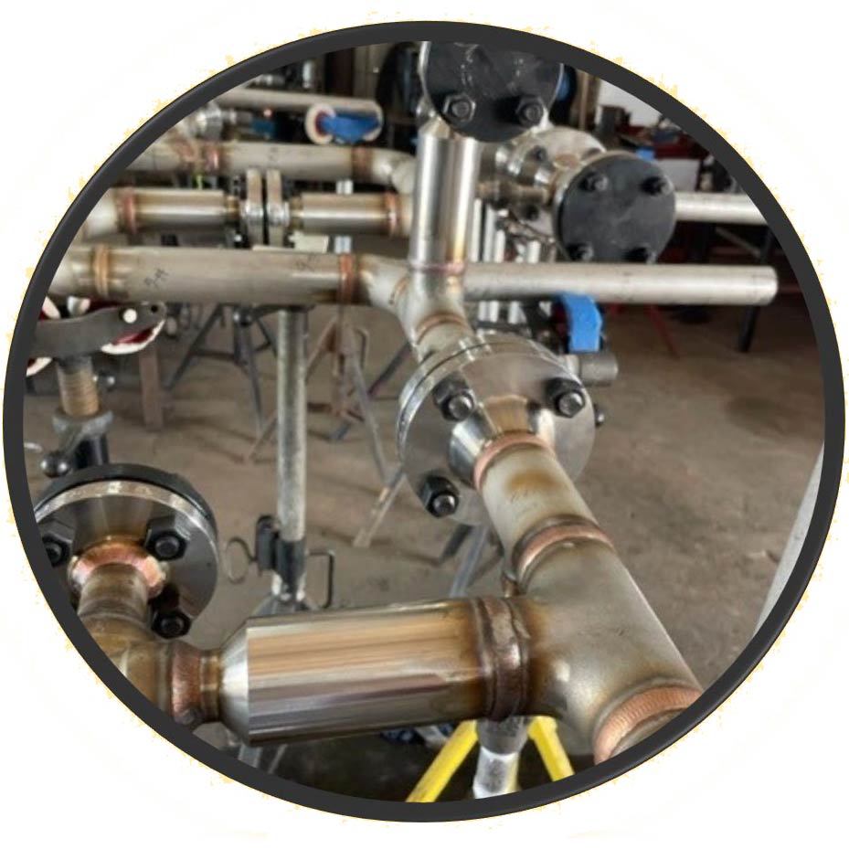 Targa Resources pipe fabrication photograph 1