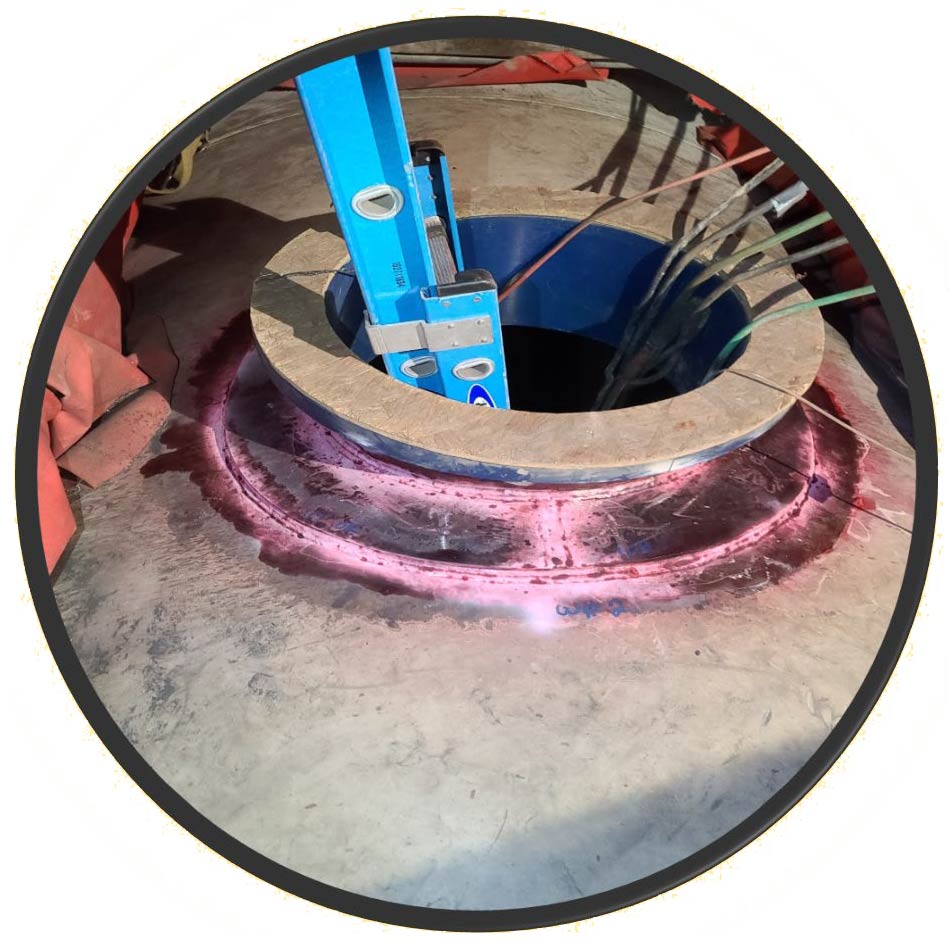 Targa Resources flare tank repairs photograph 2